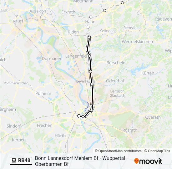 RB48 Train Line Map