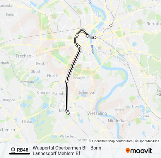 RB48 Train Line Map