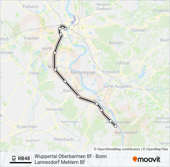 RB48 Train Line Map