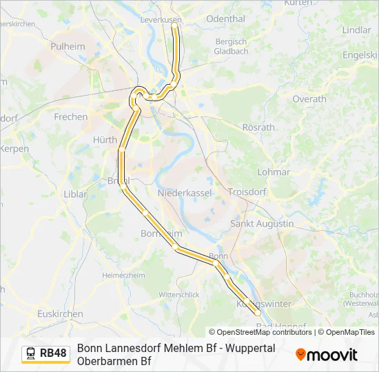 RB48 Train Line Map