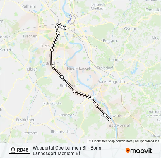 RB48 Train Line Map