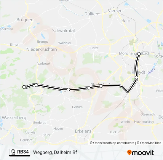 RB34 Train Line Map