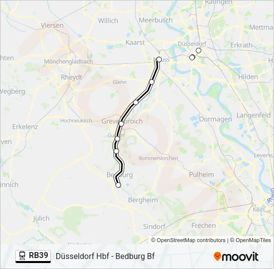 RB39 Train Line Map