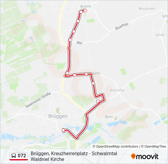 072 Bus Line Map