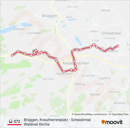 072 Bus Line Map