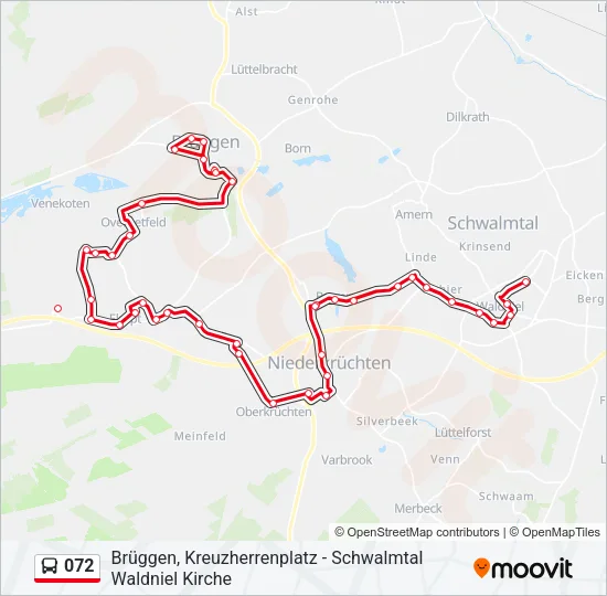 072 Bus Line Map