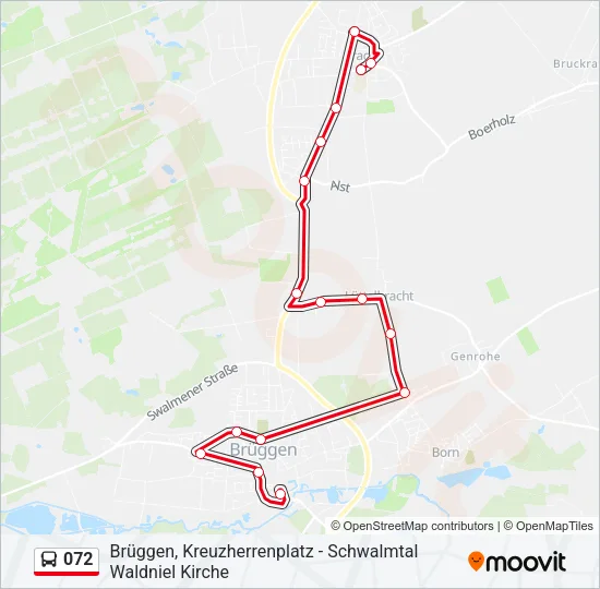 072 Bus Line Map