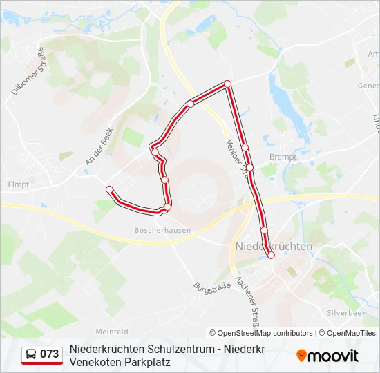 073 Bus Line Map