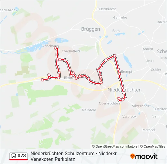 073 Bus Line Map
