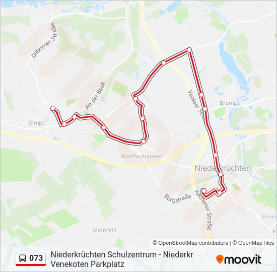 073 Bus Line Map