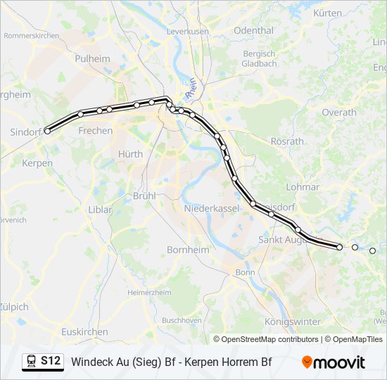 s12 Route: Schedules, Stops & Maps - Kerpen Horrem Bf (Updated)