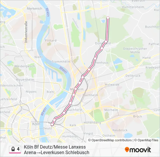4 Light Rail Line Map
