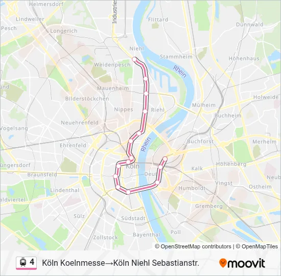 4 Light Rail Line Map