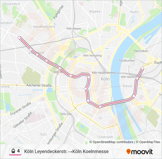 4 Light Rail Line Map