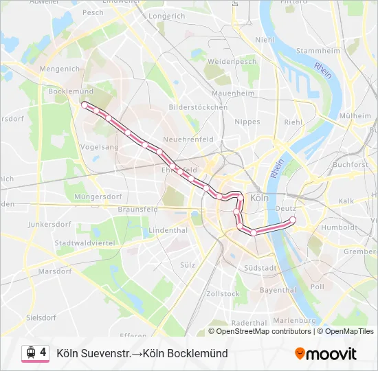 4 Light Rail Line Map