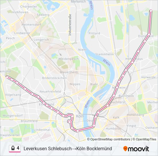 4 Light Rail Line Map