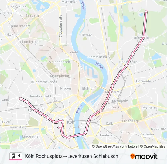 4 Light Rail Line Map