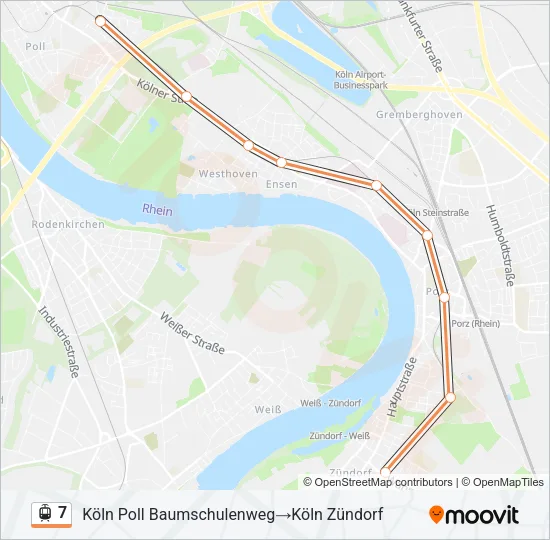 7 Light Rail Line Map