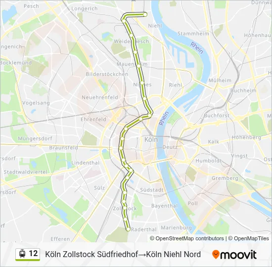 12 Light Rail Line Map