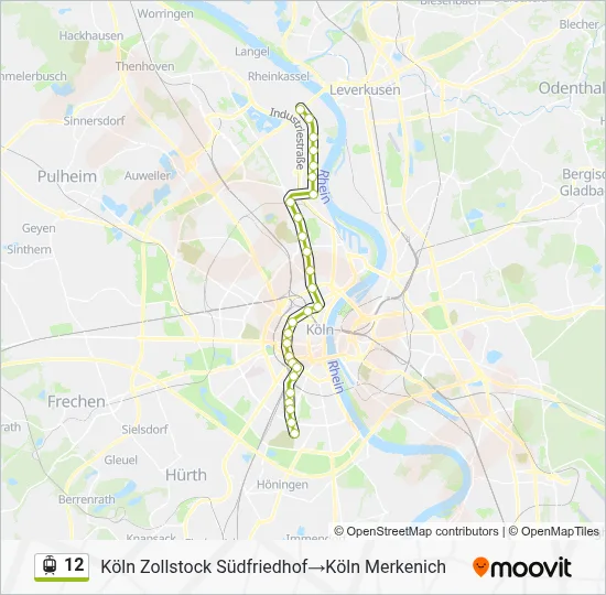 12 Light Rail Line Map