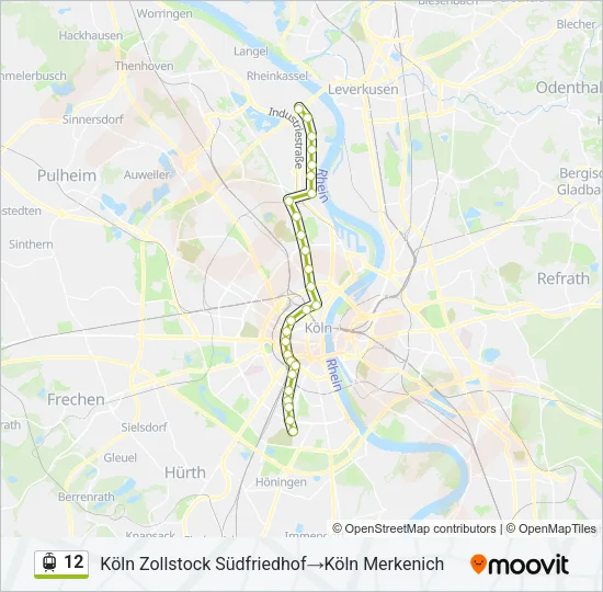 12 Light Rail Line Map