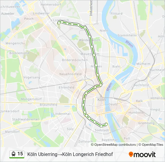 15 Light Rail Line Map