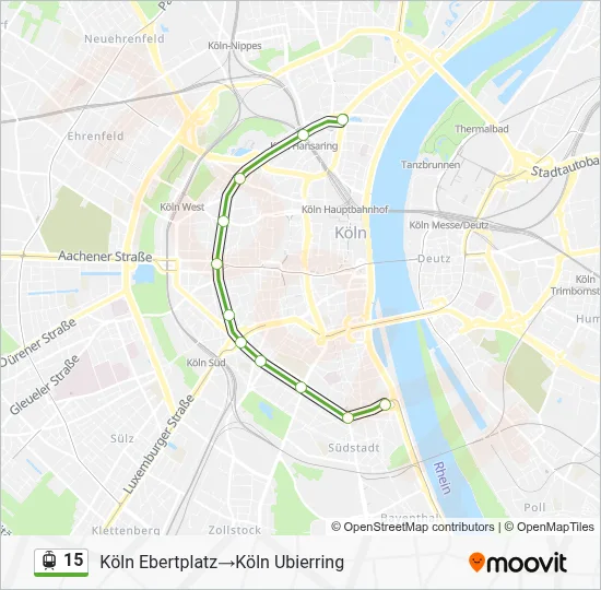 15 Light Rail Line Map