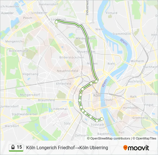 15 Light Rail Line Map