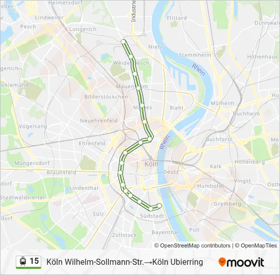 15 Light Rail Line Map