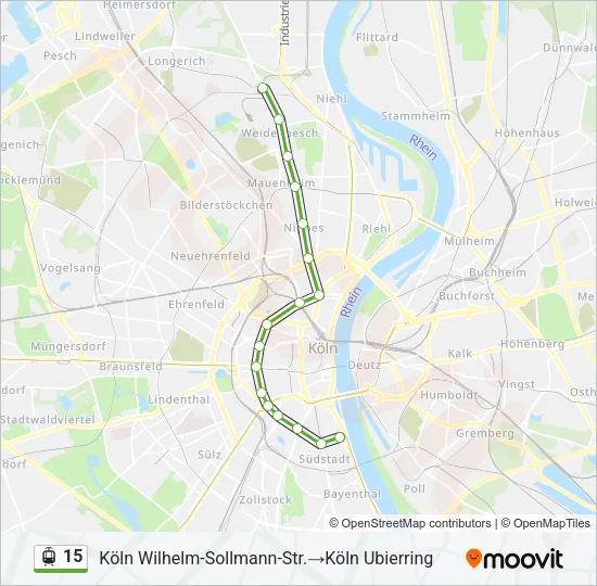 15 Light Rail Line Map