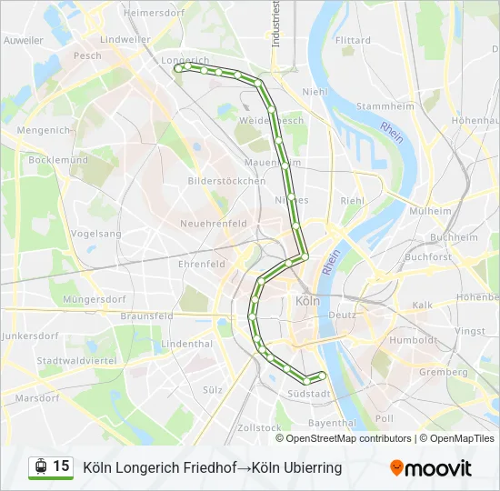 15 Light Rail Line Map