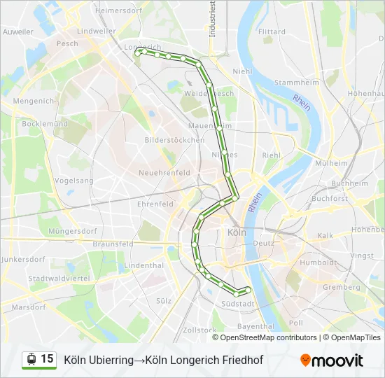 15 Light Rail Line Map