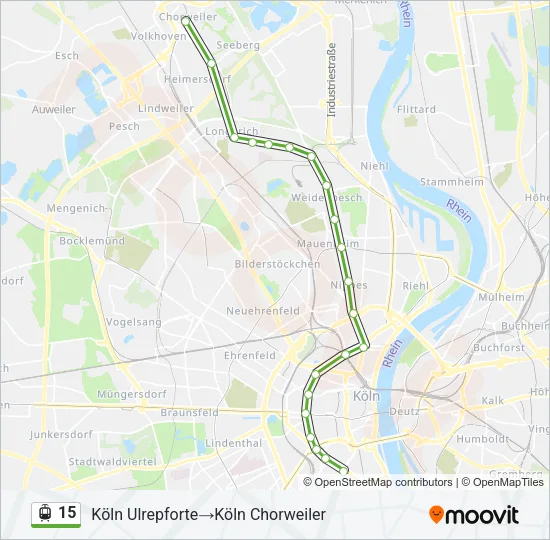 15 Light Rail Line Map