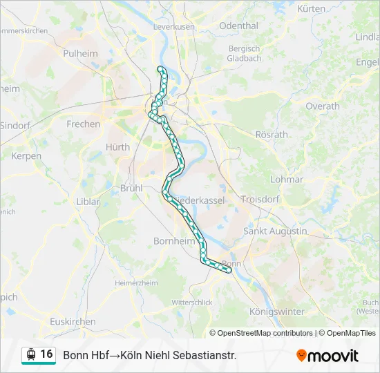 16 Light Rail Line Map