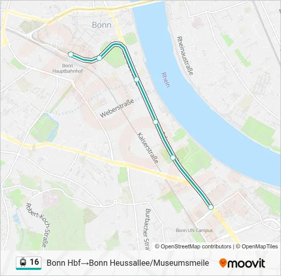 16 Light Rail Line Map