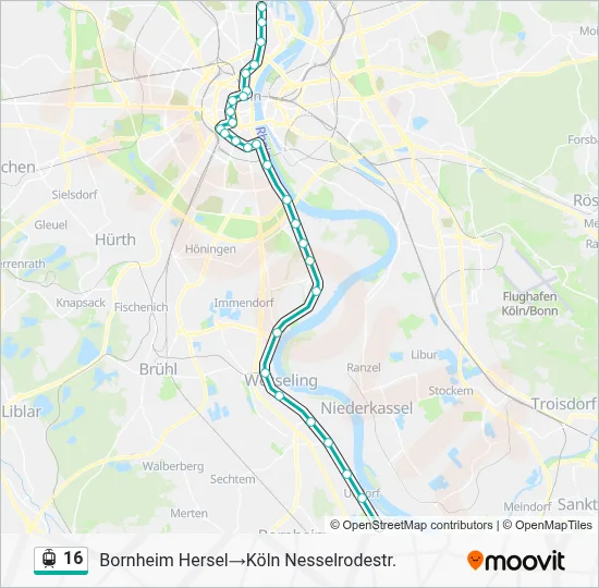 16 Light Rail Line Map