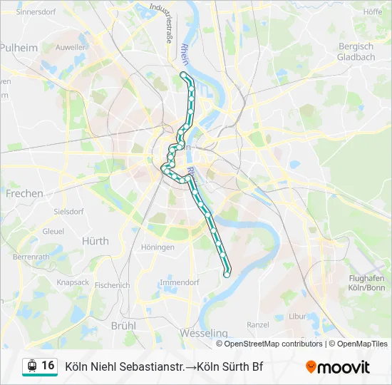16 Light Rail Line Map