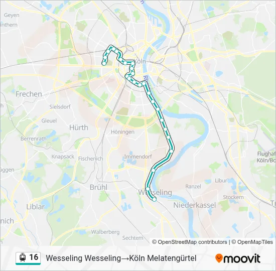 16 Light Rail Line Map