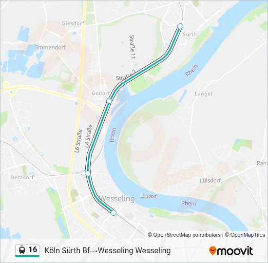 16 Light Rail Line Map