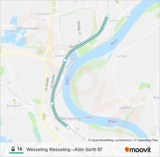 16 Light Rail Line Map