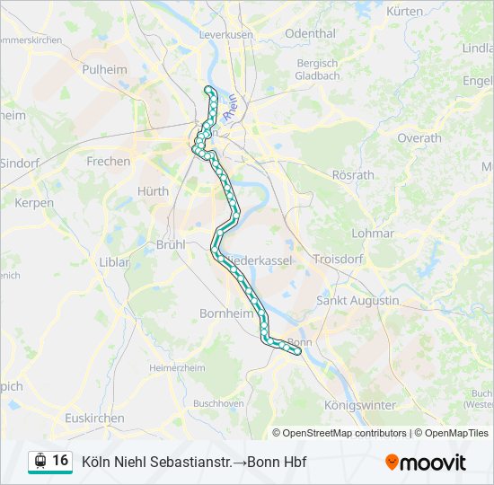 16 light rail Line Map