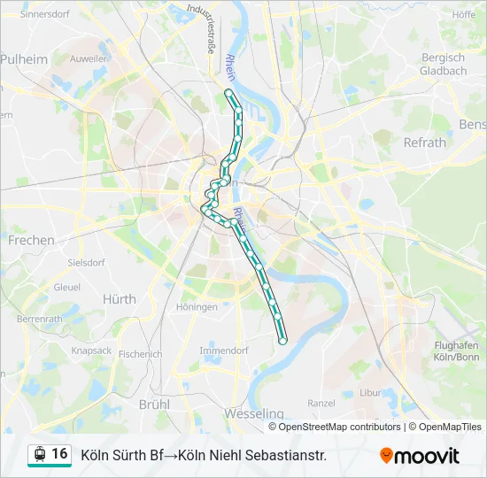 16 Light Rail Line Map