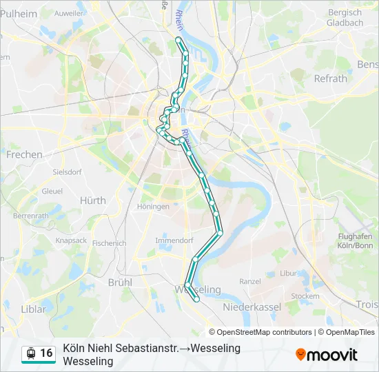 16 Light Rail Line Map