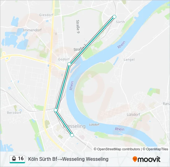 16 Light Rail Line Map