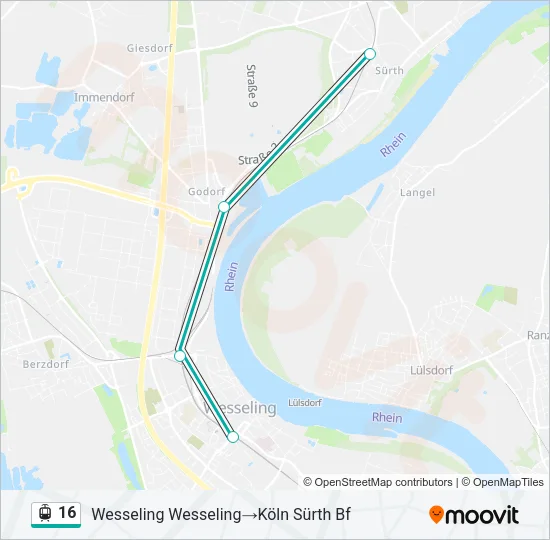 16 Light Rail Line Map
