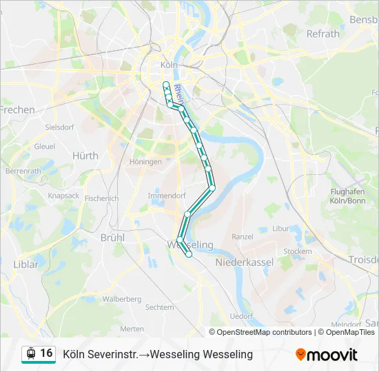 16 Light Rail Line Map