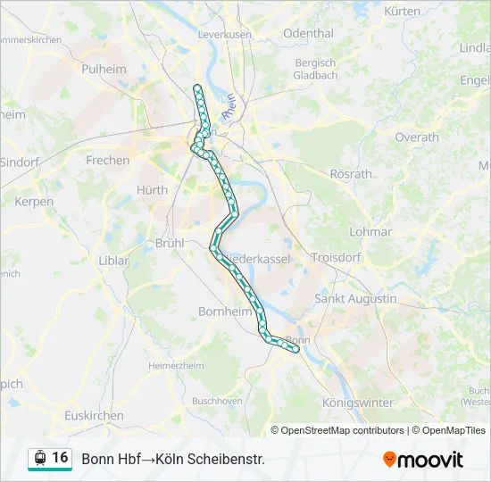 16 Light Rail Line Map