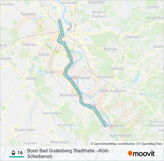 16 Light Rail Line Map