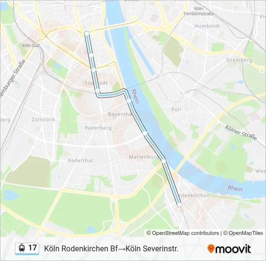 17 Light Rail Line Map