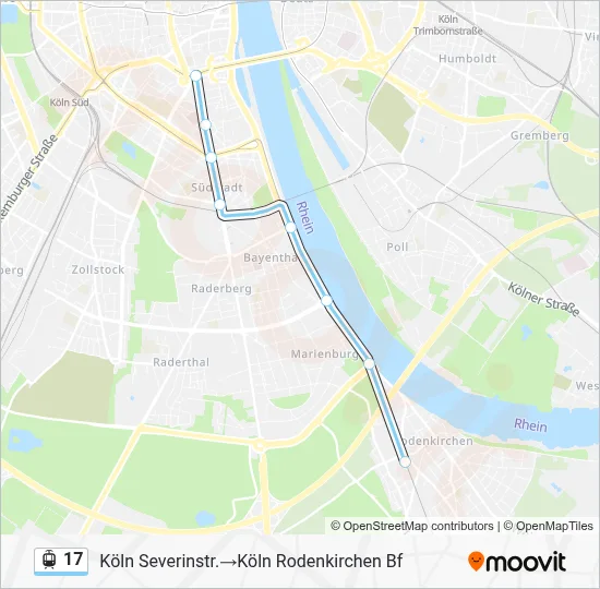 17 Light Rail Line Map